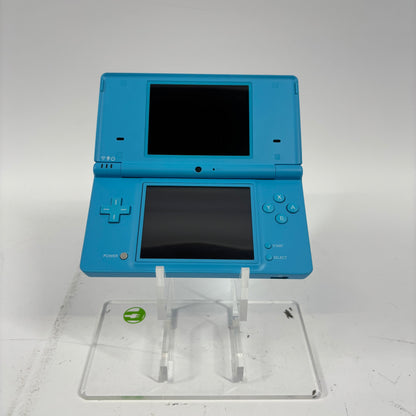 New Nintendo DSi DSi Handheld Game Console TWL-001 Aqua Blue Open Box