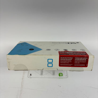 New Nintendo DSi DSi Handheld Game Console TWL-001 Aqua Blue Open Box