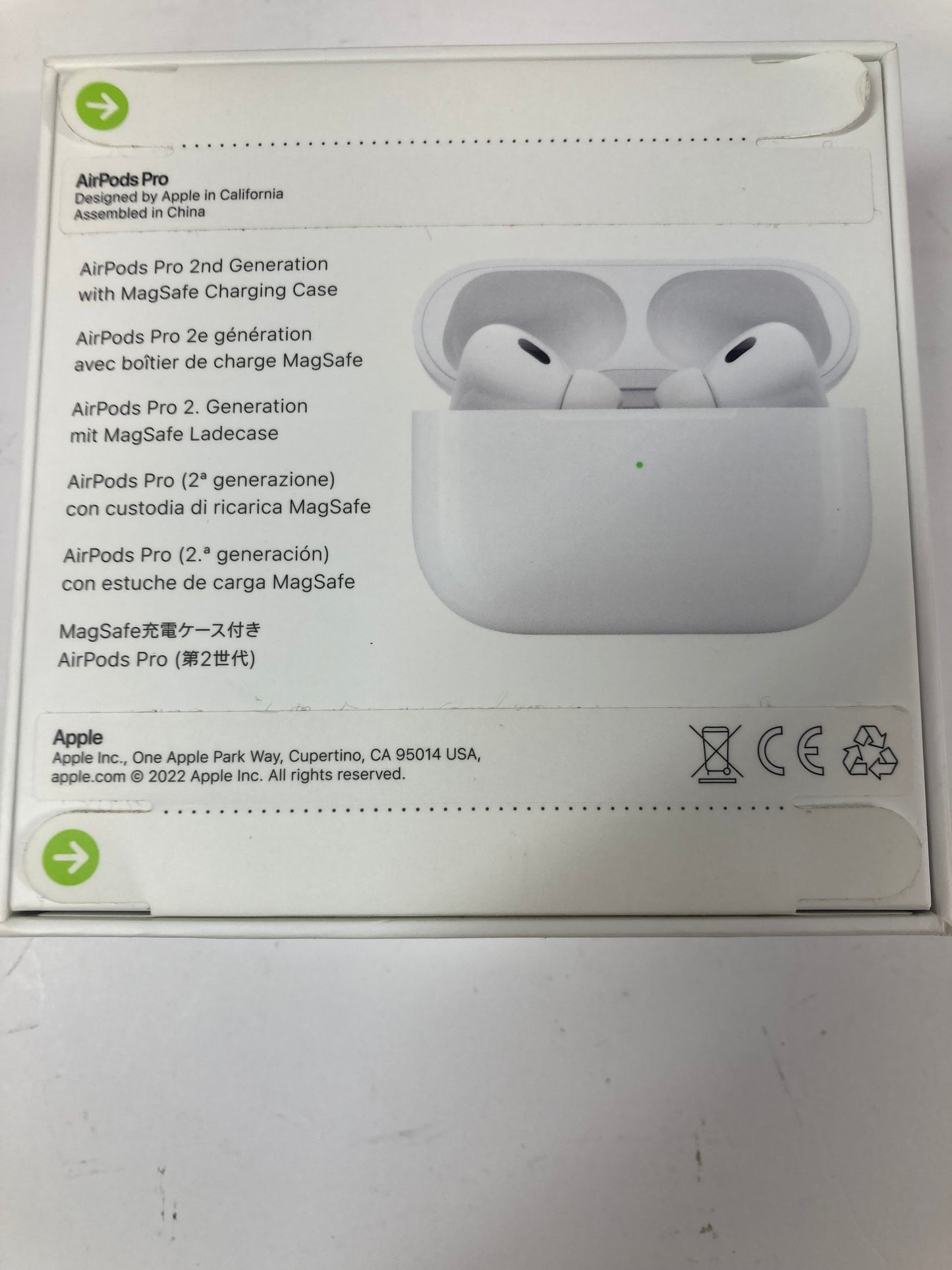 New Apple AirPods Pro 2nd Gen with MagSafe Charging Case A2699 A2698 A2700