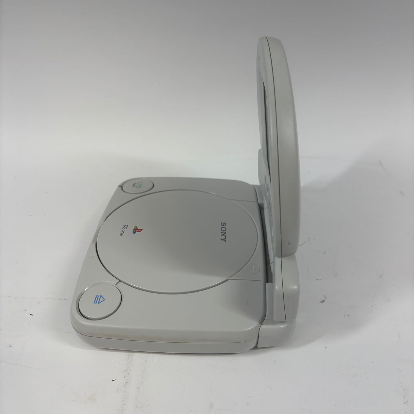 Sony PS One PS1 Mini White Console Gaming System SCPH-1001 With Screen