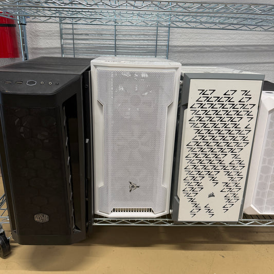 Skytech, Cyber Power, Cooler Master, Lian Li, Corsair PC Cases all Sizes