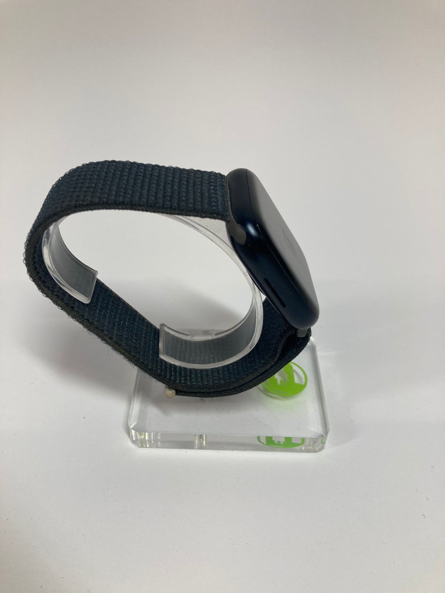 Unlocked Apple Watch Series 9 45MM Midnight Stainless Steel Deep Navy Sport Loop