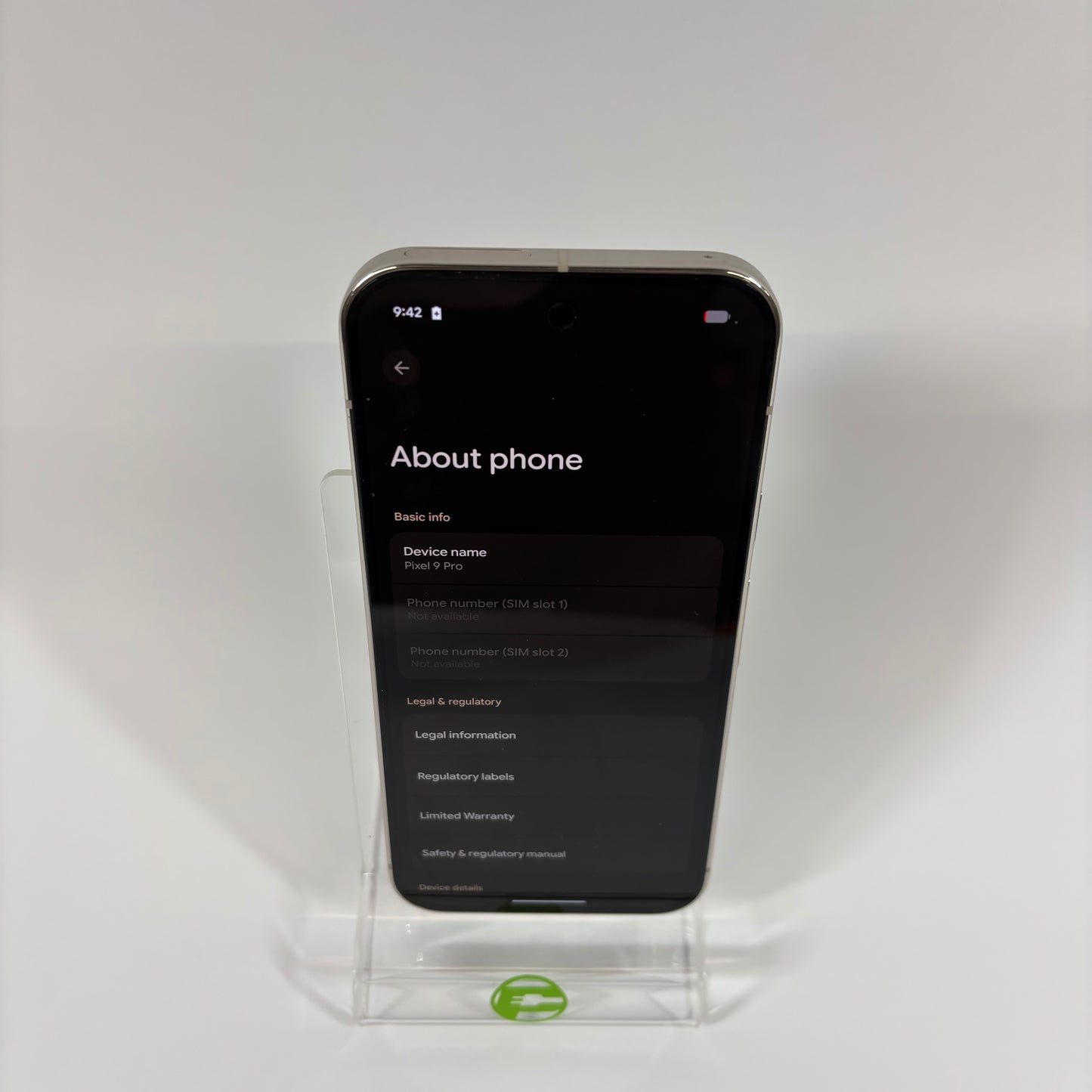 Verizon Google Pixel 9 Pro 128GB Cloudy White GR83Y