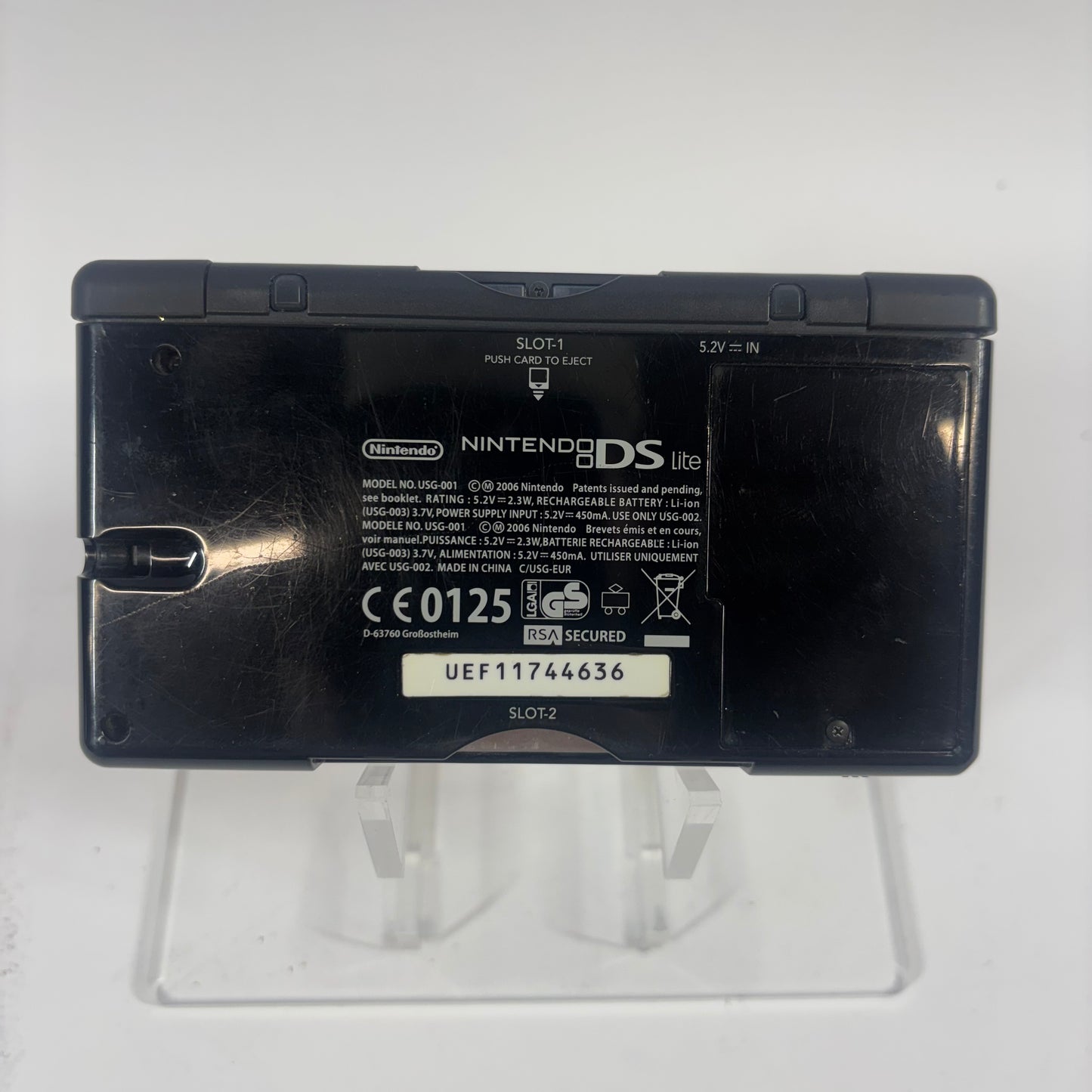 Nintendo DS Lite Handheld Game Console USG-001 Black