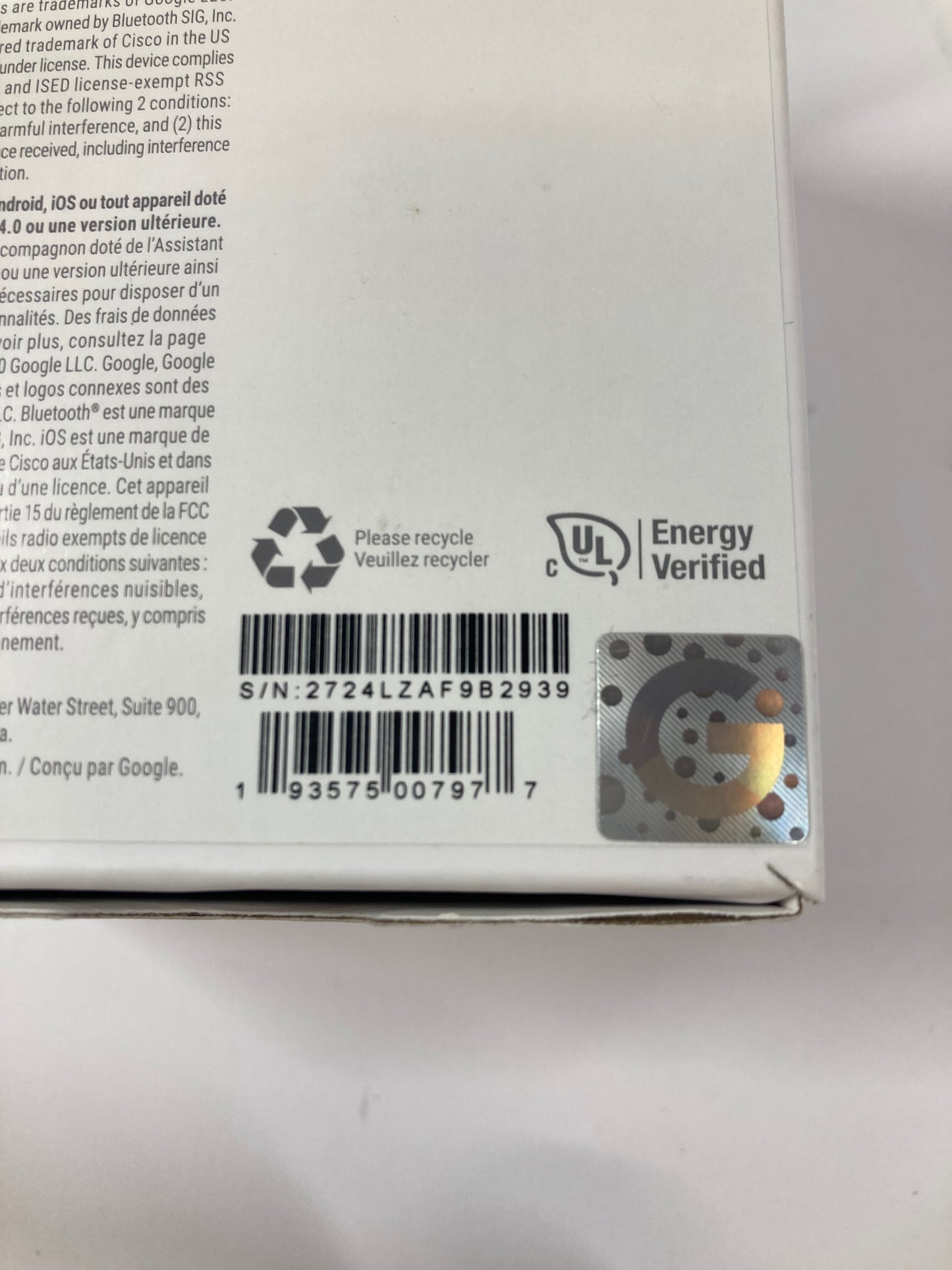 New Google Pixel Buds A-Series Wireless Bluetooth Earbuds Clearly White