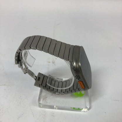 Unlocked Apple Watch Ultra 49MM Natural Titanium Stainless Milanese Loop A2622