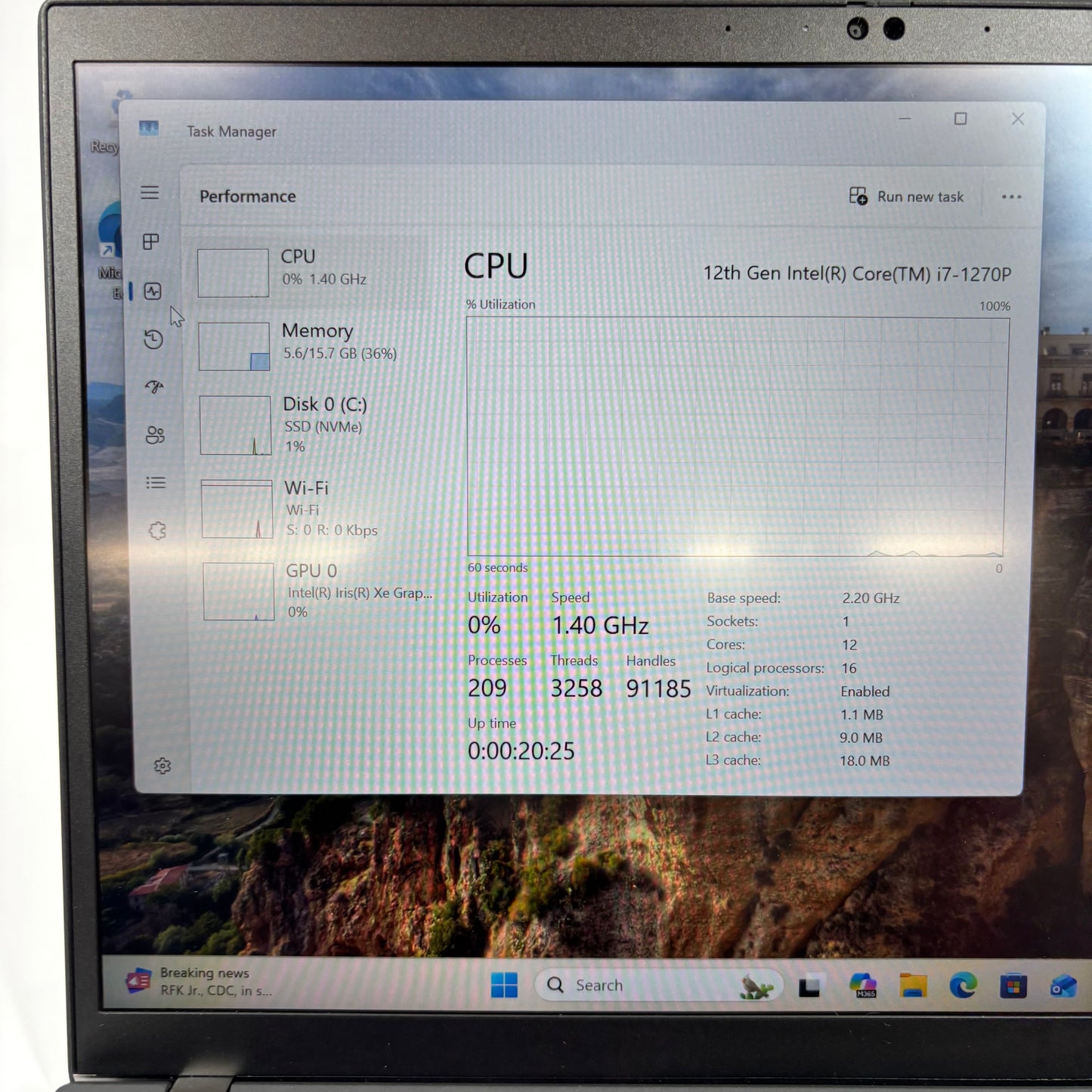 Lenovo ThinkPad P14S GEN 3 14" i7-1270P 2.2GHz 16GB RAM 512GB SSD