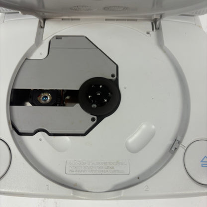 Sony PS One PS1 Mini White Console Gaming System SCPH-1001 With Screen