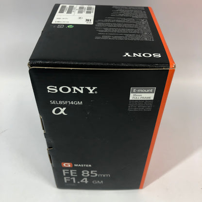 Sony Alpha G Master FE 85mm f/1.4 GM E-Mount 35mm Full Frame SEL85F14GM