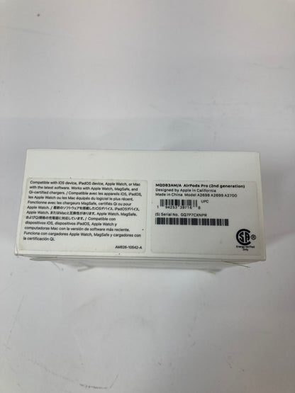 New Apple AirPods Pro 2nd Gen with MagSafe Charging Case A2699 A2698 A2700