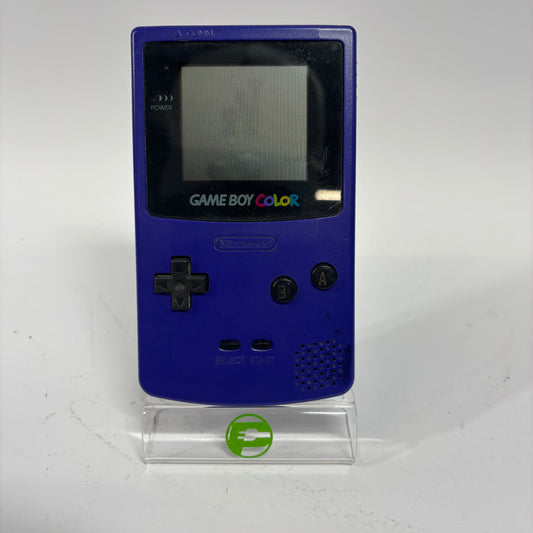 Nintendo Game Boy Color Handheld Game Console CGB-001 Grape Purple
