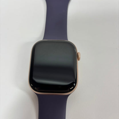 Unlocked Apple Watch Series 11 46MM Gold Aluminum Purple Fog Sport Loop