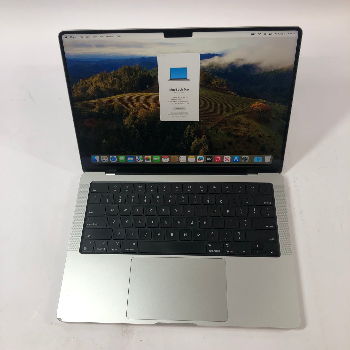 2020 Apple MacBook Pro 14" M2 16C GPU 3.5GHz 8GB RAM 512GB SSD A2779