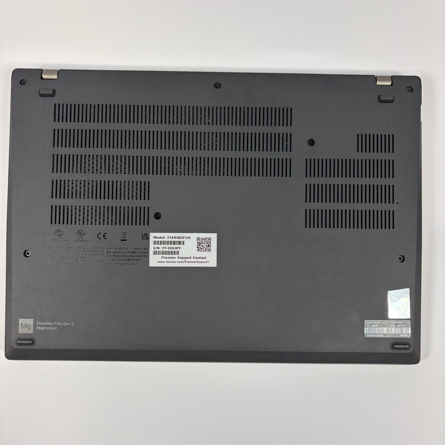 Lenovo ThinkPad P14S GEN 3 14" i7-1270P 2.2GHz 16GB RAM 512GB SSD