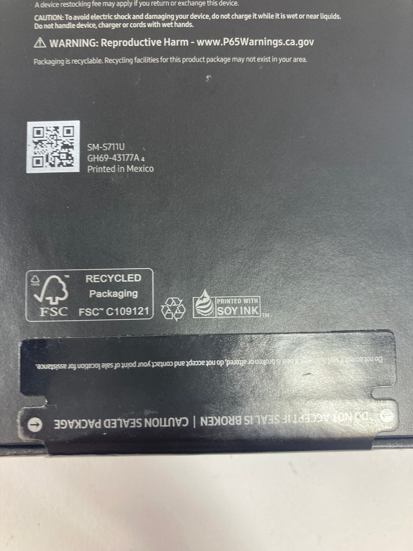 New T-Mobile Samsung Galaxy S23 FE 8GB RAM 128GB SM-S711U1 Graphite