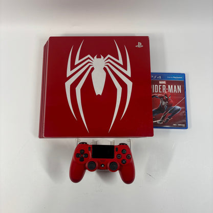 Sony PlayStation 4 Pro PS4 1TB Spider-Man Limited Edition With Game