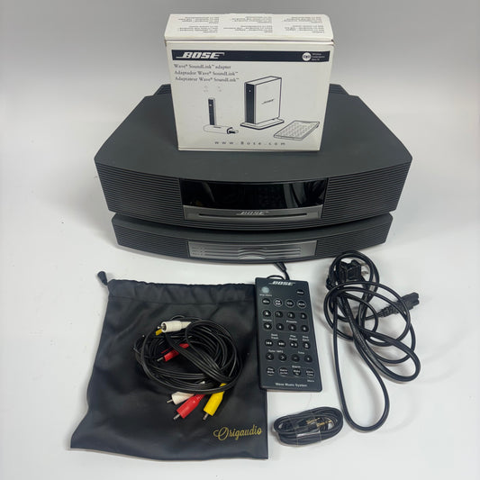 BOSE Wave Music System Portable Home Audio System With Extras
