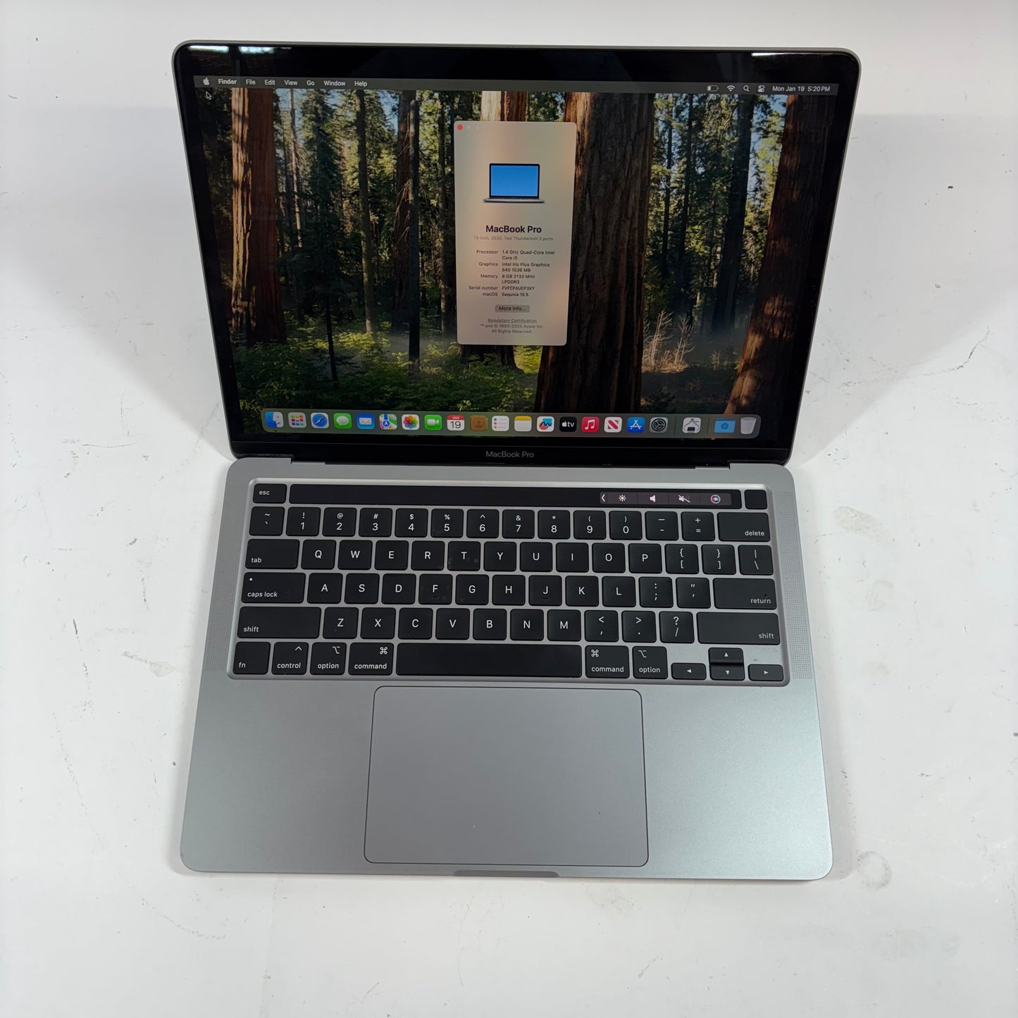 2020 Apple MacBook Pro 13.3" i5 1.4GHz 8GB RAM 256GB SSD Space Gray A2289