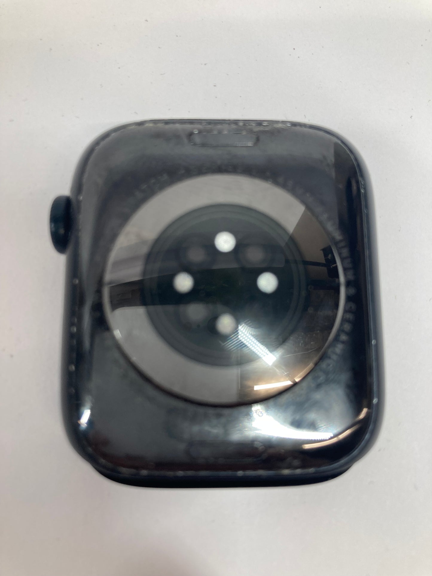 Unlocked Apple Watch Series 9 45MM Midnight Stainless Steel Deep Navy Sport Loop