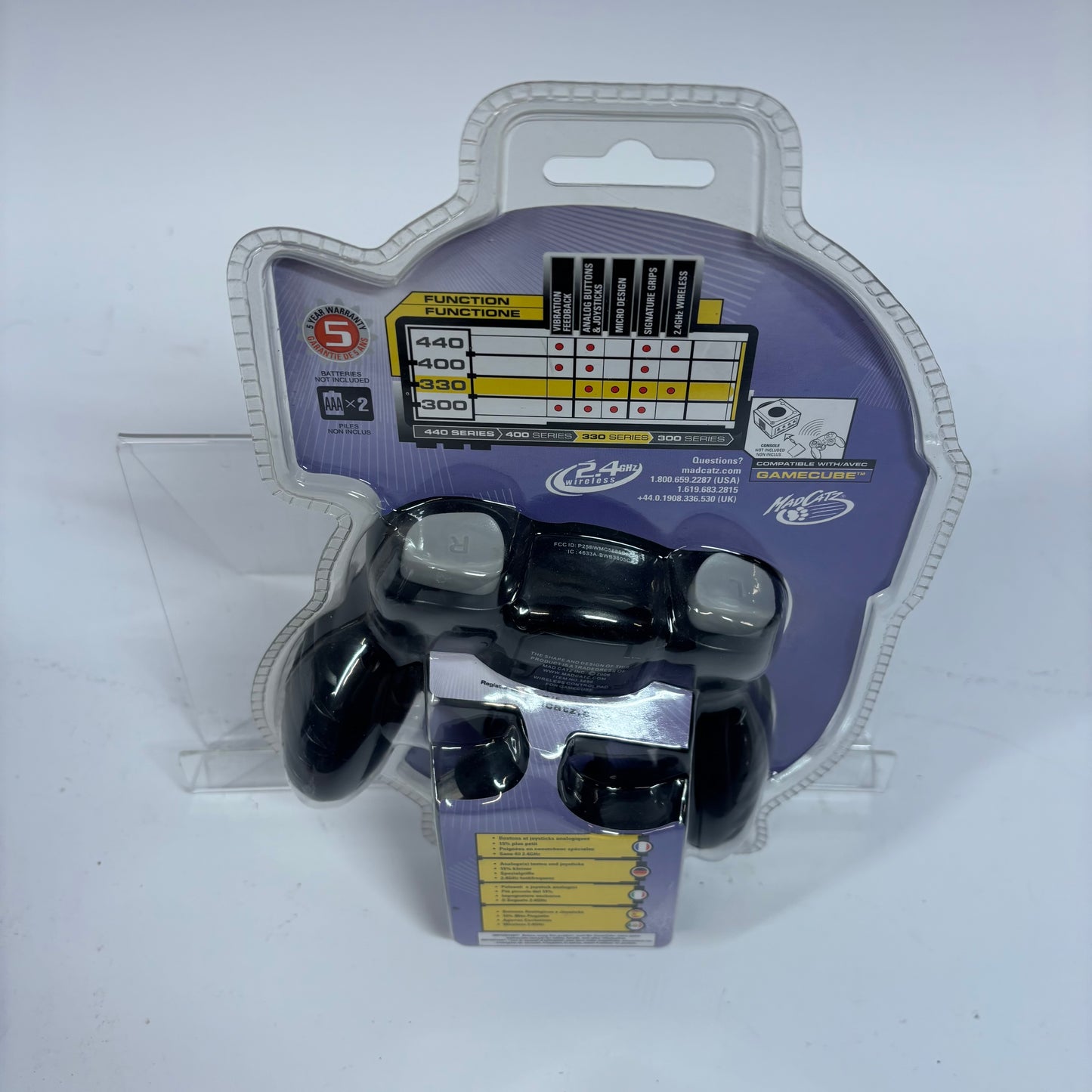 New MadCatz Wireless GameCube Controller 330 Series BW5-55886