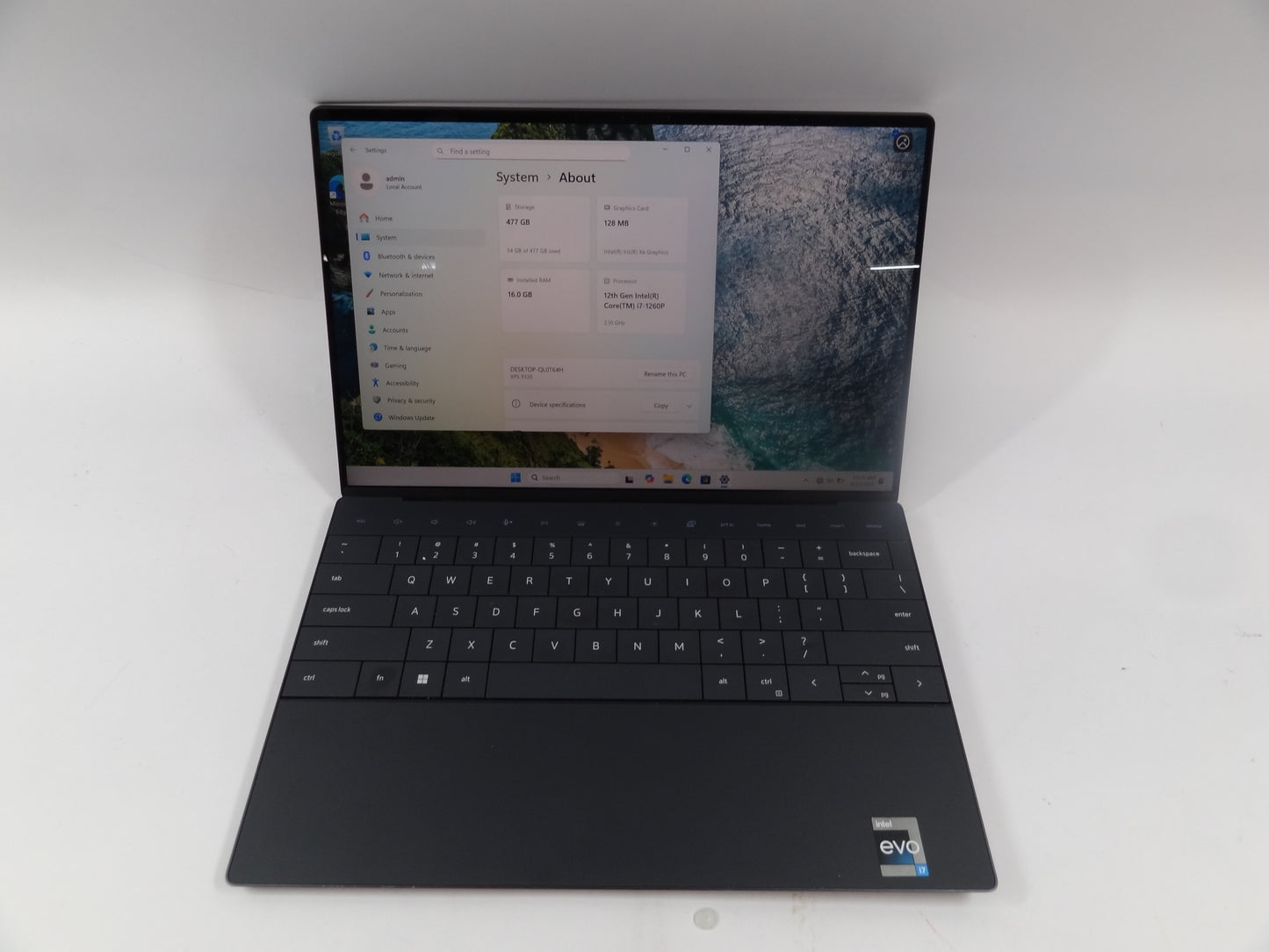 Dell XPS Plus 9320 P151G 13.3" i7-1260P 2.1GHz 16GB RAM 512GB SSD