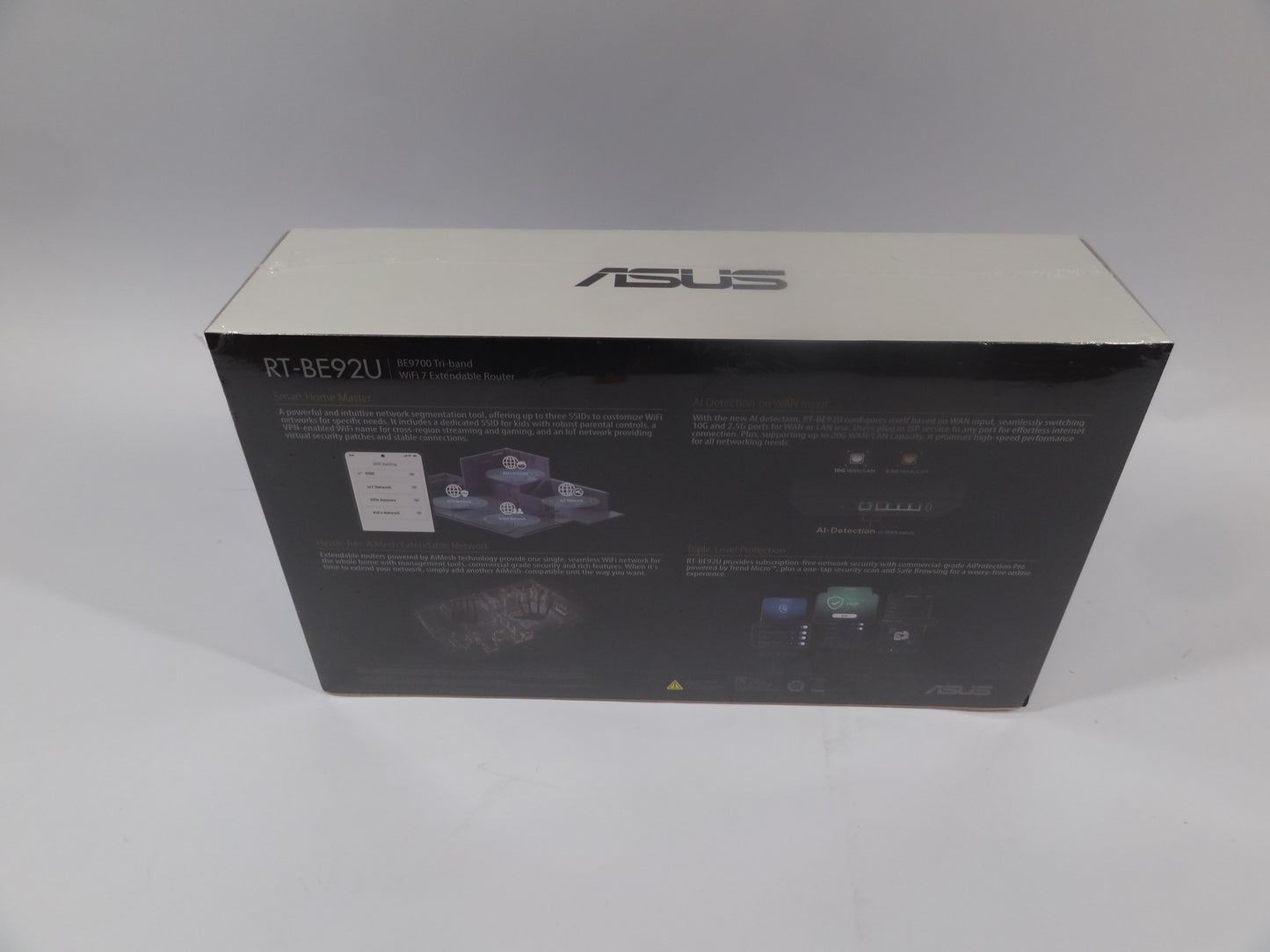 New ASUS BE9700 Tri Band RT-BE92U WiFi 7 Extendible Router