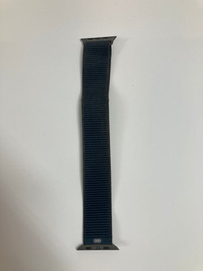 Unlocked Apple Watch Series 9 45MM Midnight Stainless Steel Deep Navy Sport Loop