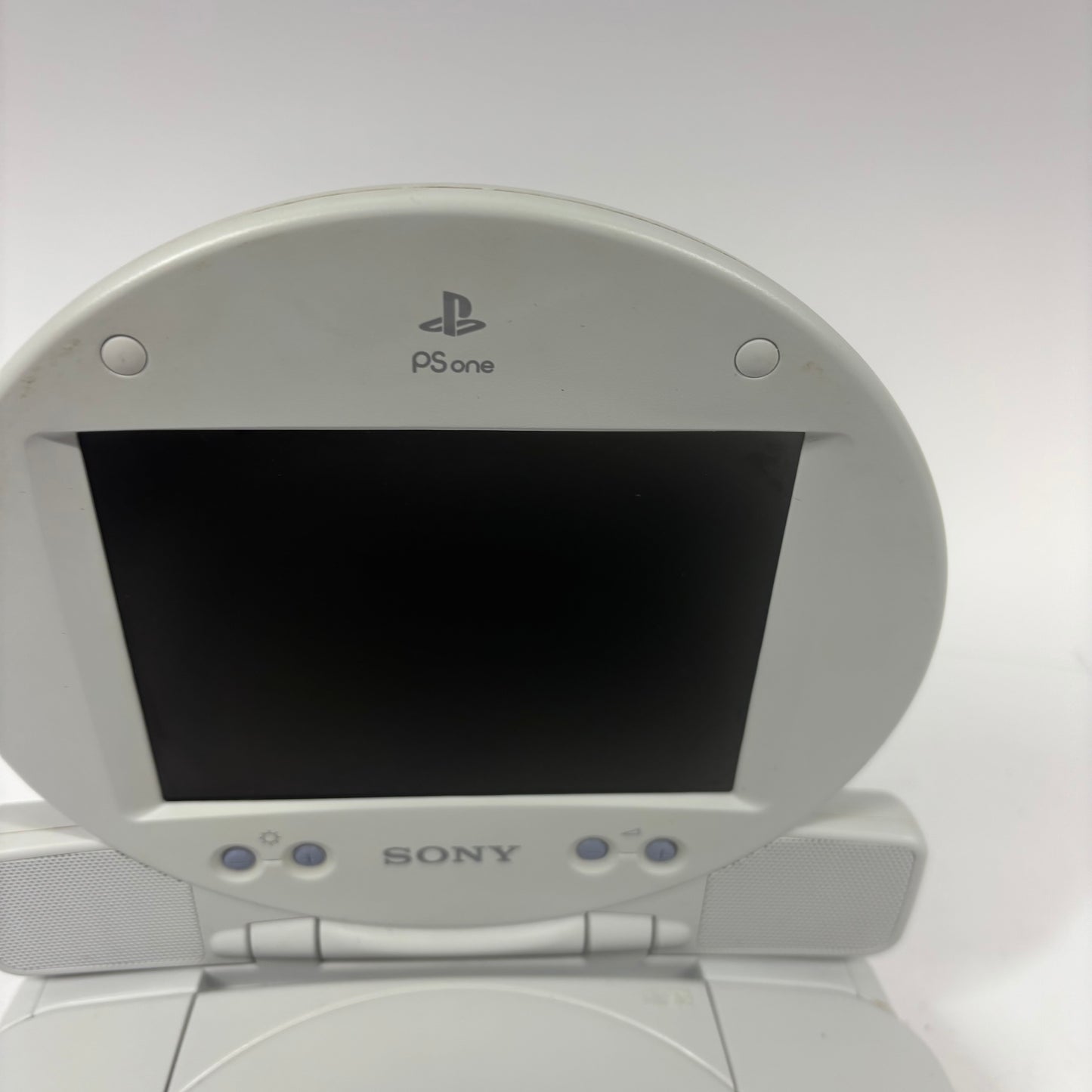 Sony PS One PS1 Mini White Console Gaming System SCPH-1001 With Screen