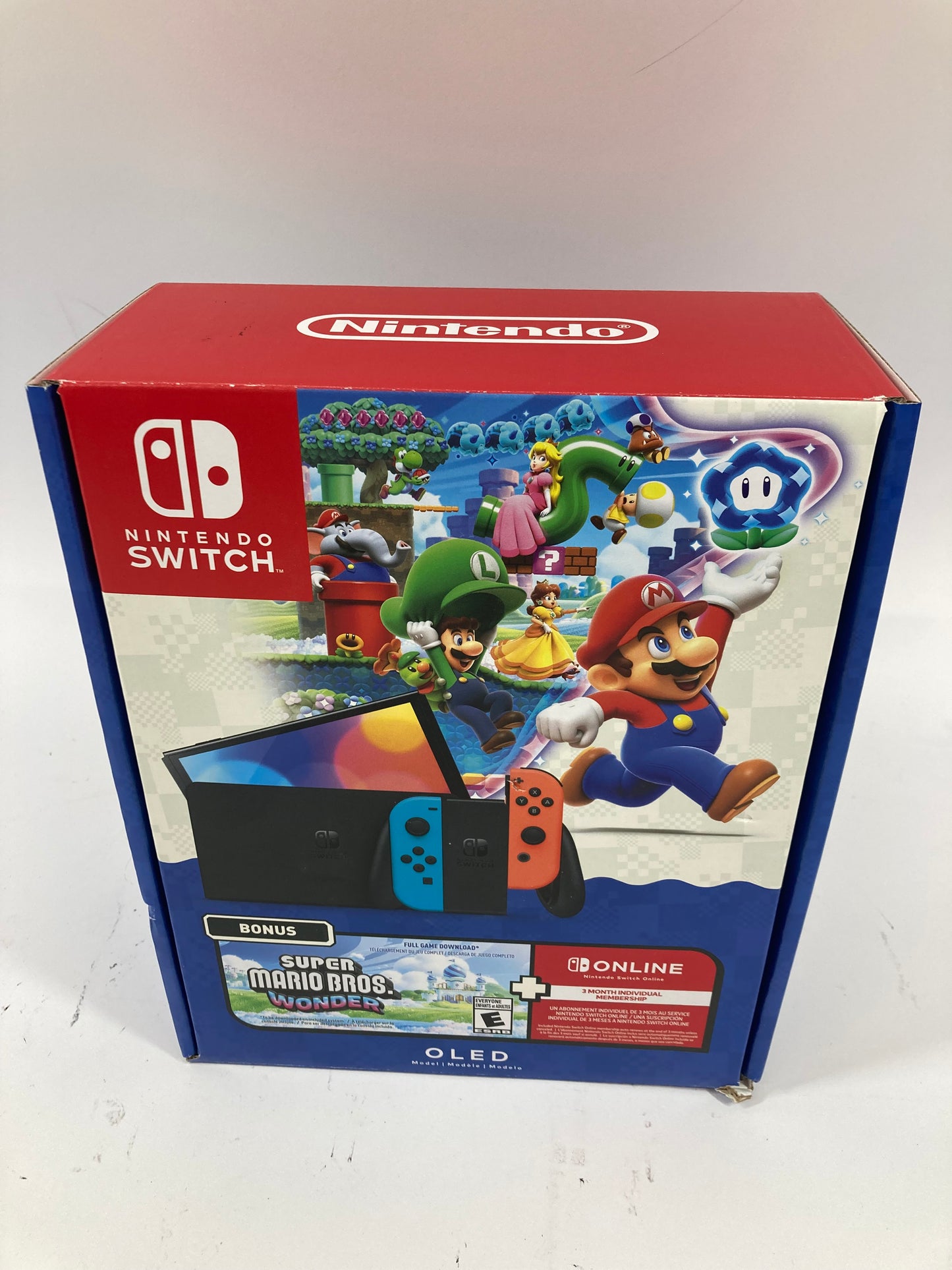 Nintendo Switch OLED Video Game Console HEG-001 Super Mario Bros Wonder Edition