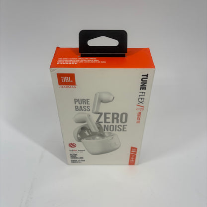 New JBL Tune Flex Earbuds White JBLTFLEXWHTAM
