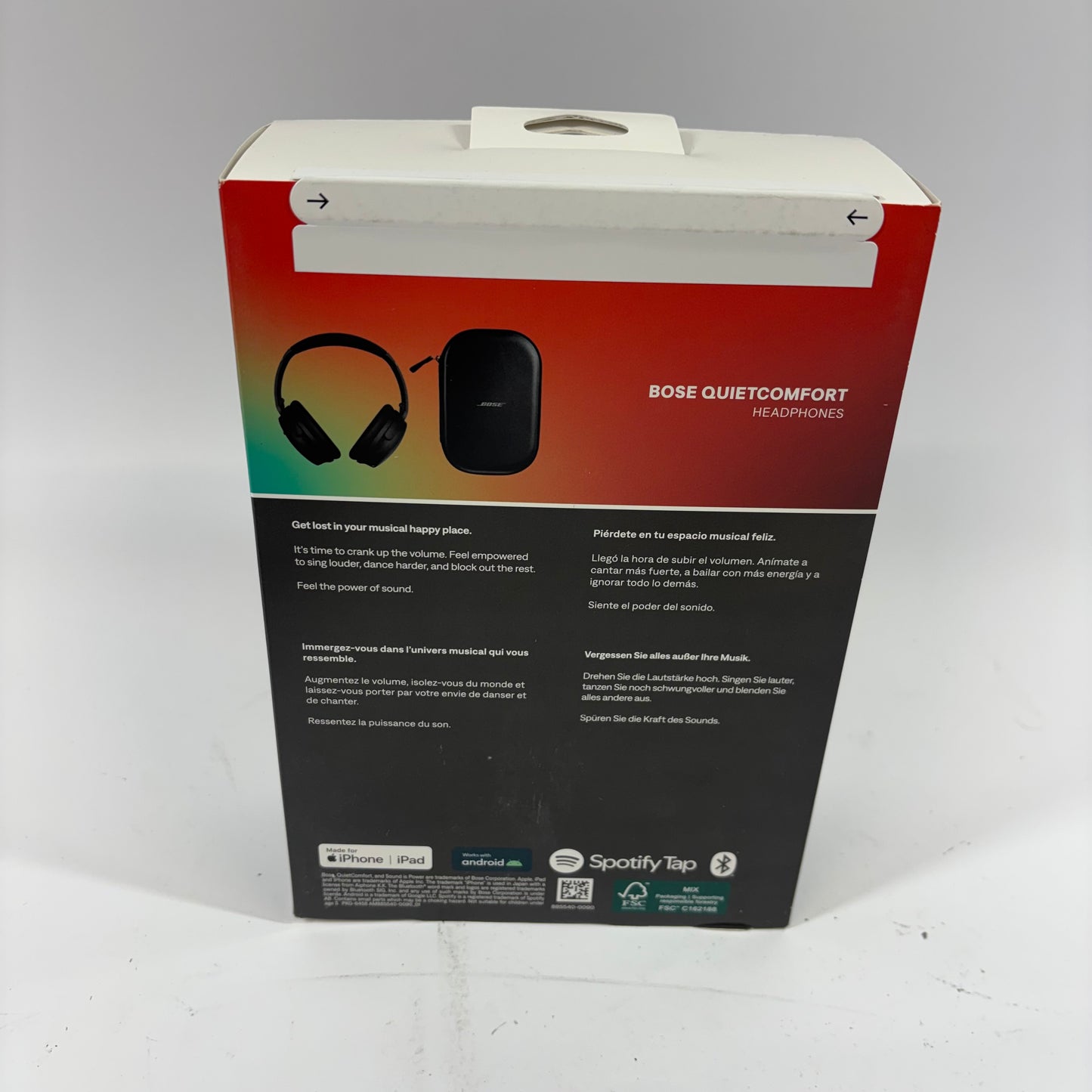 New Bose QuietComfort Black 884367-0100