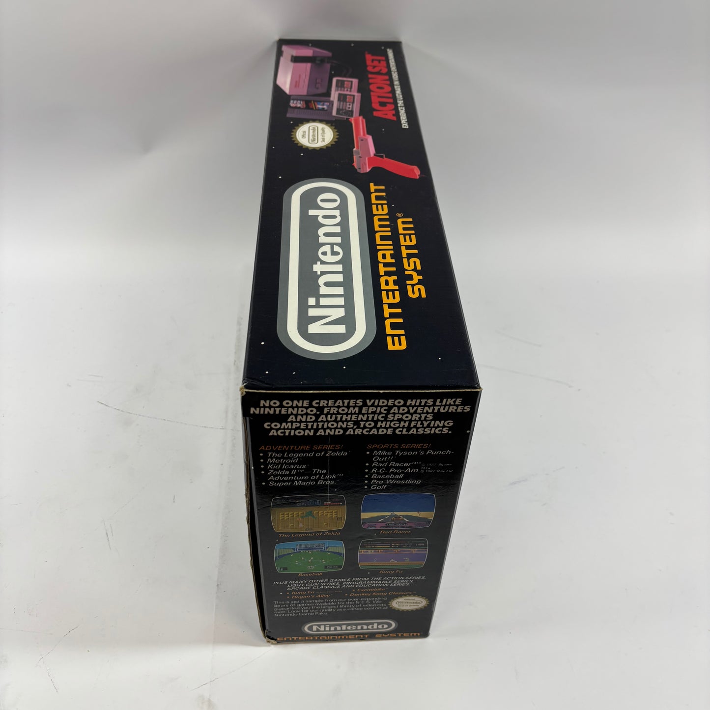 Nintendo Entertainment System NES-001 Gray Action Set CIB