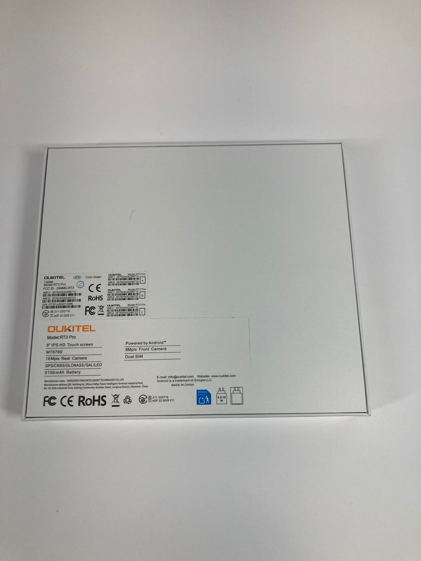 New Factory Unlocked Oukitel RT3 Pro 128GB Black