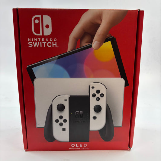 Nintendo Switch OLED Video Game Console HEG-001 Pearl Pink Joycons, Dock + More