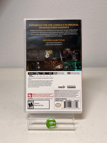 Legacy Of Kain Soul Reaver 1 & 2 Remastered (Nintendo Switch, 2025)