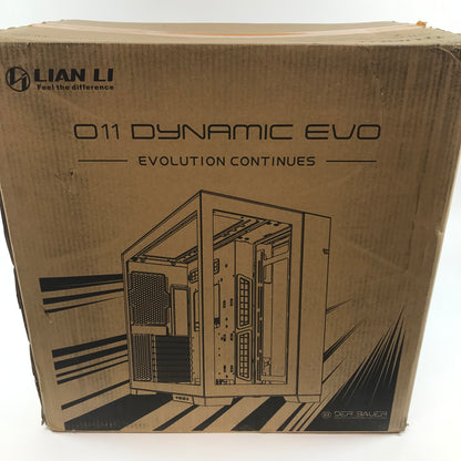 New Lian Li O11 Dynamic Evo ATX Mid-Tower White Gaming PC Case O11DEW
