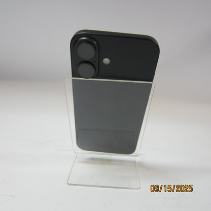 Unlocked Apple iPhone 16 128GB Black MYAP3LL/A