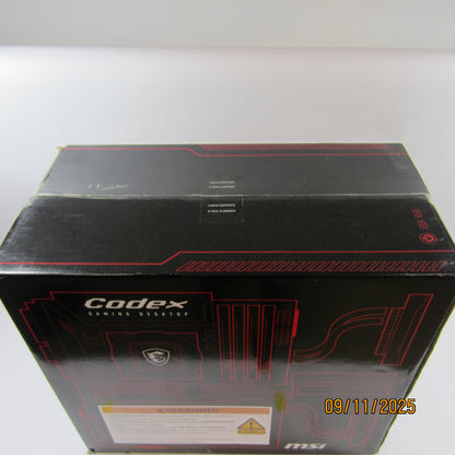 New MSI Codex Z2 Ryzen 7 8700F 4.20GHz 32GB RAM 2TB SSD MSI GeForce RTX 5070