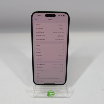 Unlocked Apple iPhone 14 Pro Max 128GB Deep Purple MQ8R3LL/A