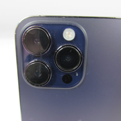 Unlocked Apple iPhone 14 Pro Max 128GB Deep Purple MQ8R3LL/A