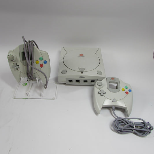 Sega Dreamcast Video Game Console White MK-5000 With 2 Controllers