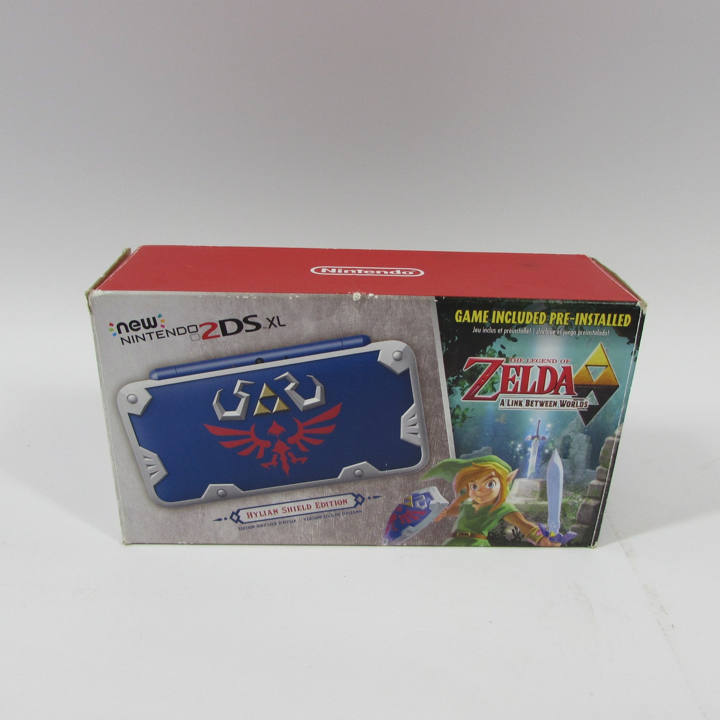 Nintendo 2DS XL Zelda: A Link Between Worlds Hylian Shield Special Edition