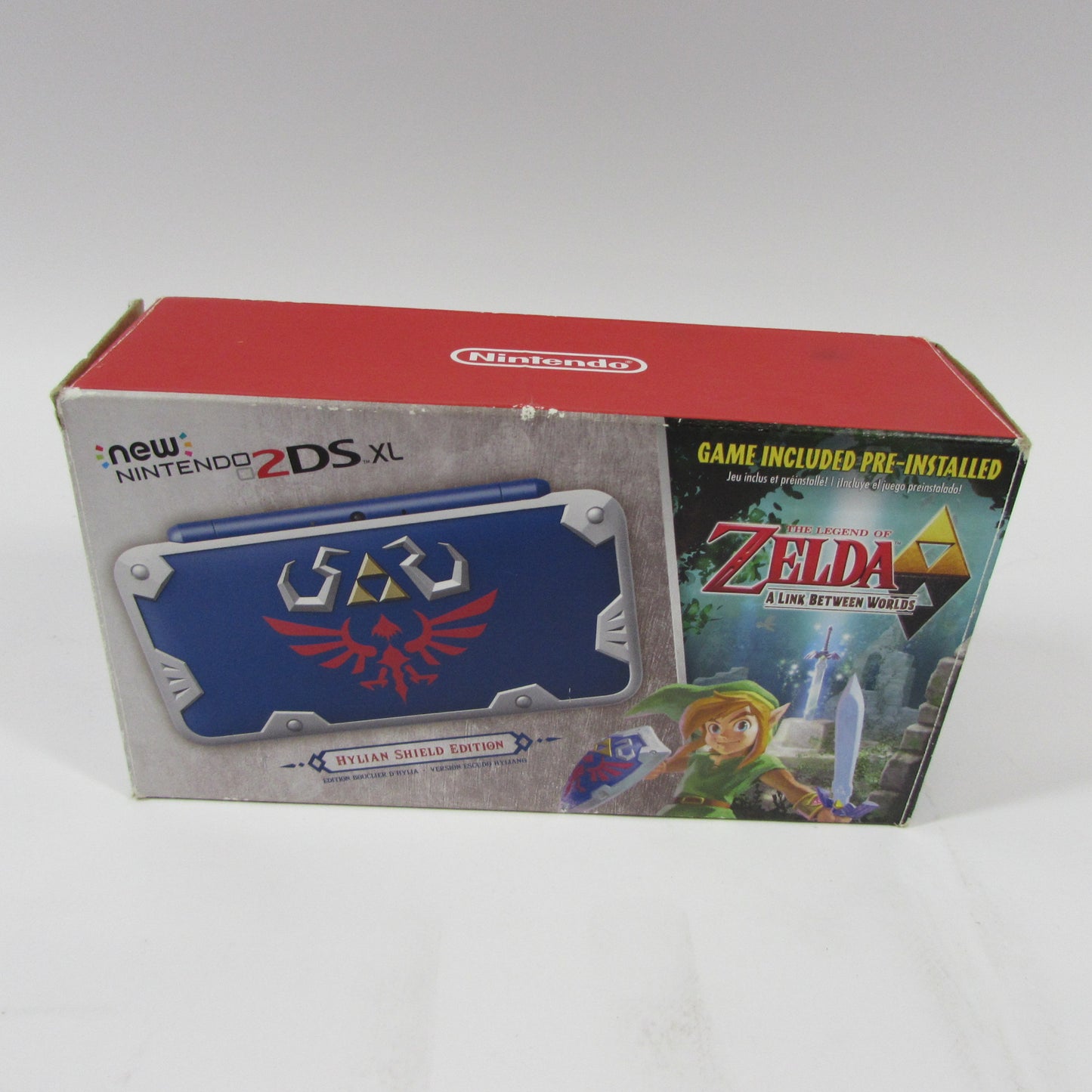 Nintendo 2DS XL Zelda: A Link Between Worlds Hylian Shield Special Edition
