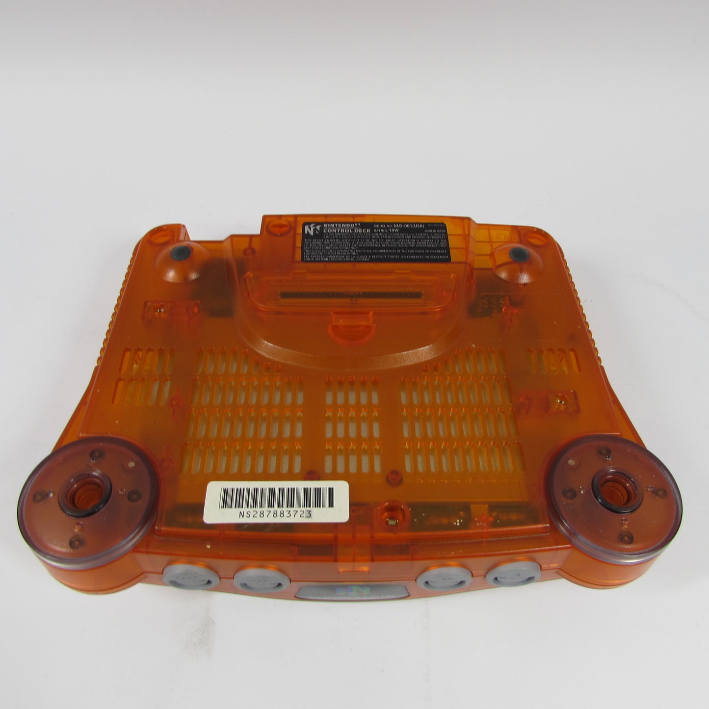 Nintendo 64 N64 Video Game Console NUS-001 Fire Orange