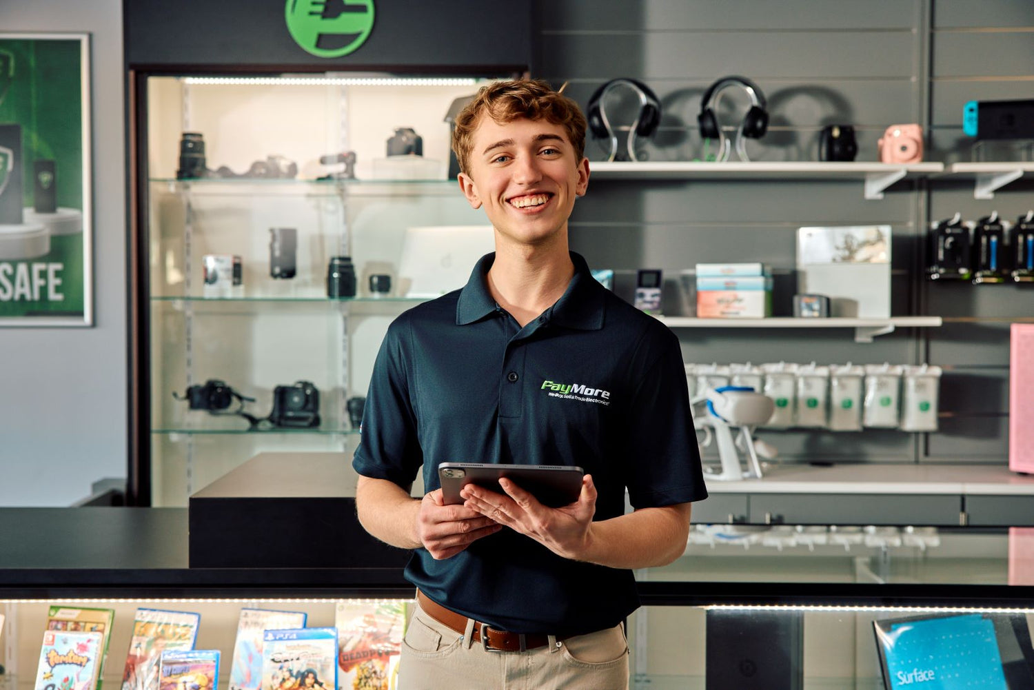 PayMore employee smiling