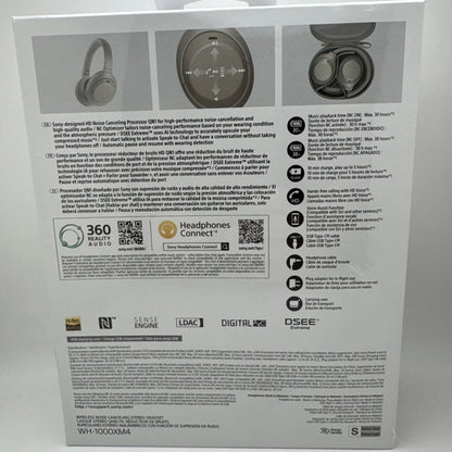 Sony WH-1000XM4 Noise Canceling Overhead Bluetooth Wireless Headphones - Silver