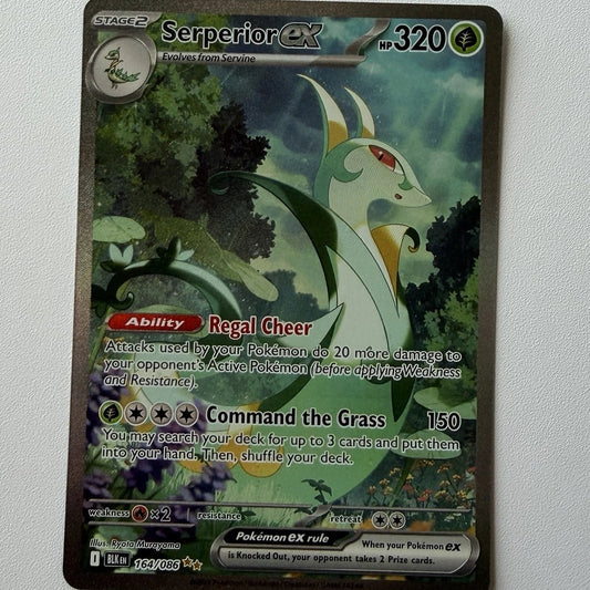 Pokémon TCG black bolt Serperior EX 164 English